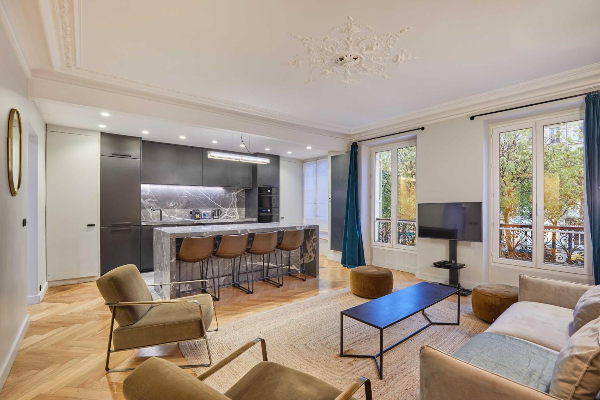 Magnificent Apartment - 3Br- 8P - Batignolles Paris Exterior photo